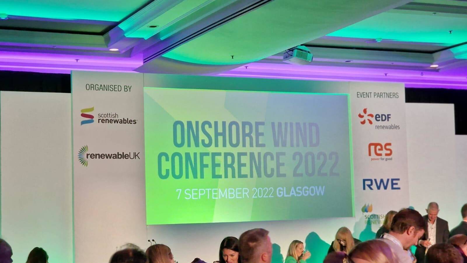 This is an image of the Onshore Wind Conference.